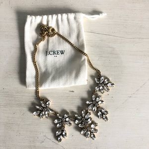 J-Crew Rhinestone Bib Necklace